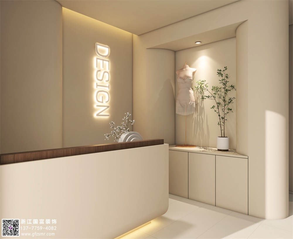 奶油風格美容院設(shè)計要點